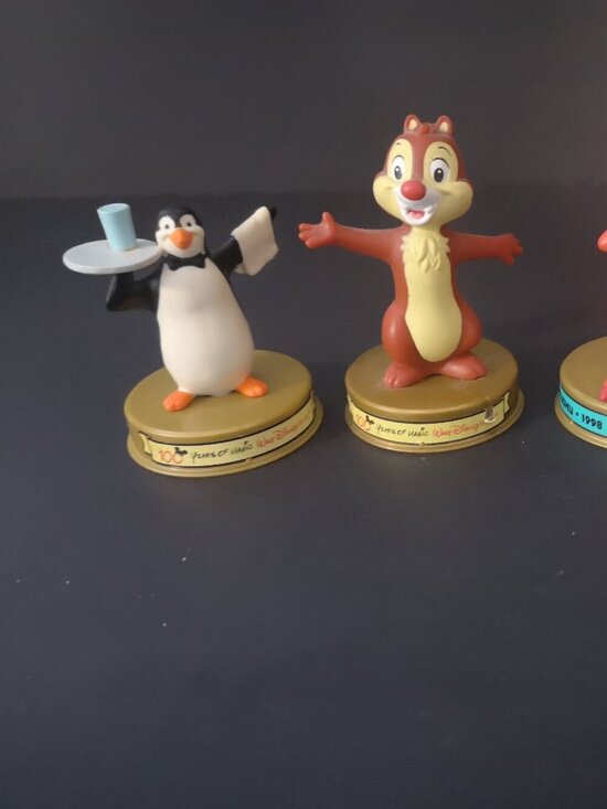 McDonald's Other - 4 - Vintage McDonalds 2002 Happy Meal Toys 2.75" - 3.5" Penguin Dale & Mushu